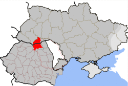 Location of Bukovina within northern Romania and neighbouring Ukraine