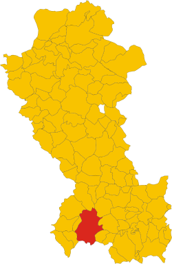 Lauria within the Province of Potenza