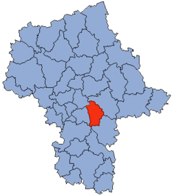 Location within the voivodeship