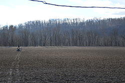 Fields east of Walhonding, Ohio