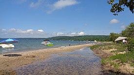 Lake Charlevoix at Young State Park