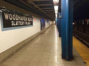 Woodhaven Boulevard - Forest Hills Bound Platform.jpg