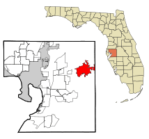 Location in Hillsborough County and the U.S. state of Florida