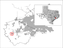 Location of Beasley, Texas