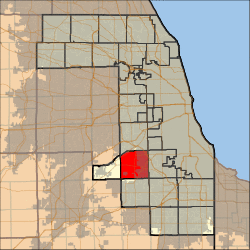 Location in Cook County