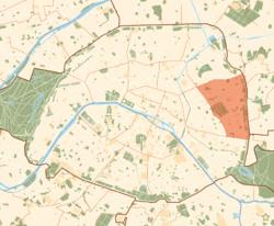 Paris and its closest suburbs