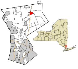 Location of Goldens Bridge, New York