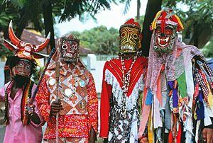 John Canoe Dancers Jamaica 1975 Dec ver06.jpg