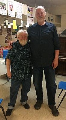 Keith Grimwood (left) and Ezra Idlet (right), April 2019.