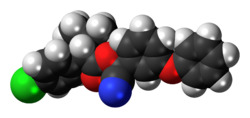 Fenvalerate molecule