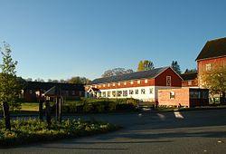 View of the Rotvoll Waldorf School, Rotvoll farmhouse, and Camphill Rotvoll - Kristoffertunet