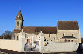 The church in Saint-Aubin-d'Arquenay