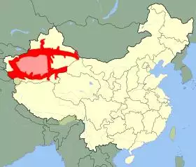 Uyghur is spoken in Northwest China