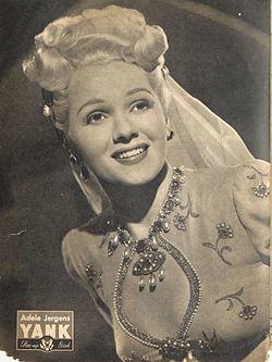 Adele Jergens pin-up from Yank, The Army Weekly, July 1945.jpg