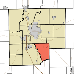 Location in Bartholomew County