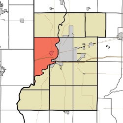 Location in Vigo County
