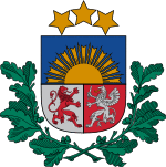 Latvijas Republikas papildinātais mazais ģerbonis.svg