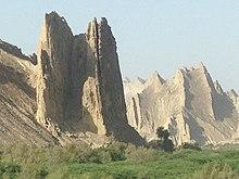 Beautiful rock formation near Hinglaj.jpg