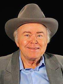 Roy Clark on the set of A Conversation With Oklahoma Educational Television Authority, Tulsa, Oklahoma, in 2014