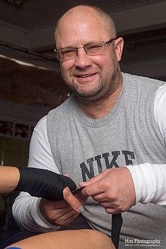 Billy Irwin in his gym in Niagara Falls.jpg