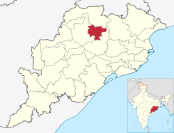 Location in Odisha, India