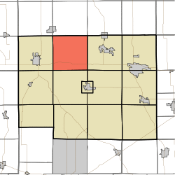 Location in Noble County