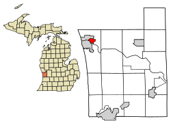 Location of Spring Lake, Michigan