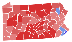 Pennsylvania Governor Election Results by County, 2010.svg