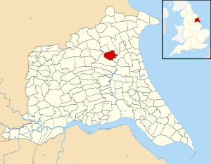 Skerne and Wansford UK parish locator map.svg