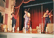 Billy Hill and the Hillbillies at the Golden Horseshoe Saloon around 1999.
