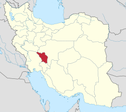 Location of Chaharmahal and Bakhtiari Province in Iran