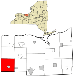 Location in Wayne County and the state of New York.