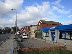 Shops on Pontefract Road, Lundwood (geograph 5711704).jpg
