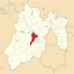 Location of Toluca in the State of Mexico