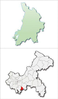 Wansheng District in Chongqing