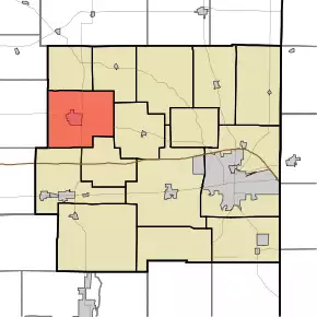 Location in Wayne County