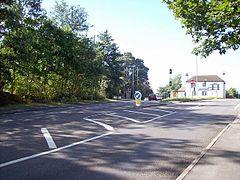 Jolly Farmer roundabout and Basing Stone - geograph.org.uk - 1469202.jpg