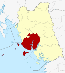 District location in Trang Province