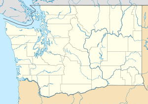 Map showing the location of Ridgefield National Wildlife Refuge