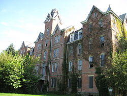 Former county infirmary on Johnstown Road, now demolished