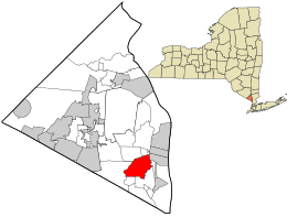 Location in Rockland County and the state of New York.