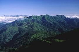 Mount Ishikari from Nipesotsu-Maruyama Volcanic Group 2005-08-17.jpg