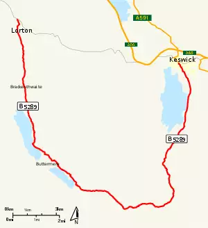 B5289 road map.svg