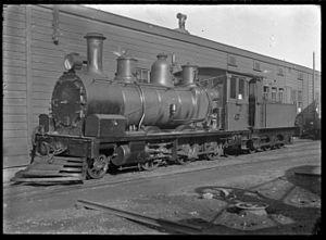 No 118, a J class steam locomotive, 2-6-0 type, altered for shunting at Petone Railway Workshops..jpg