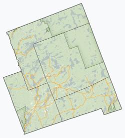 Minden Hills, Ontario, Canada is located in Haliburton County