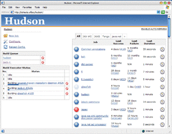 Demonstration of Hudson running in browser