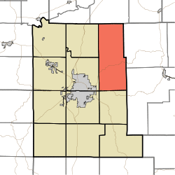 Location in Monroe County