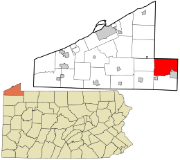 Location in Erie County and the U.S. state of Pennsylvania