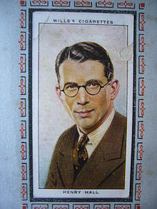 Henry Hall depicted in the mid-1930s