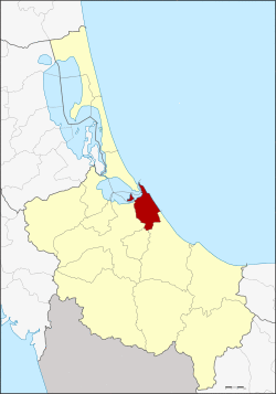 District location in Songkhla Province